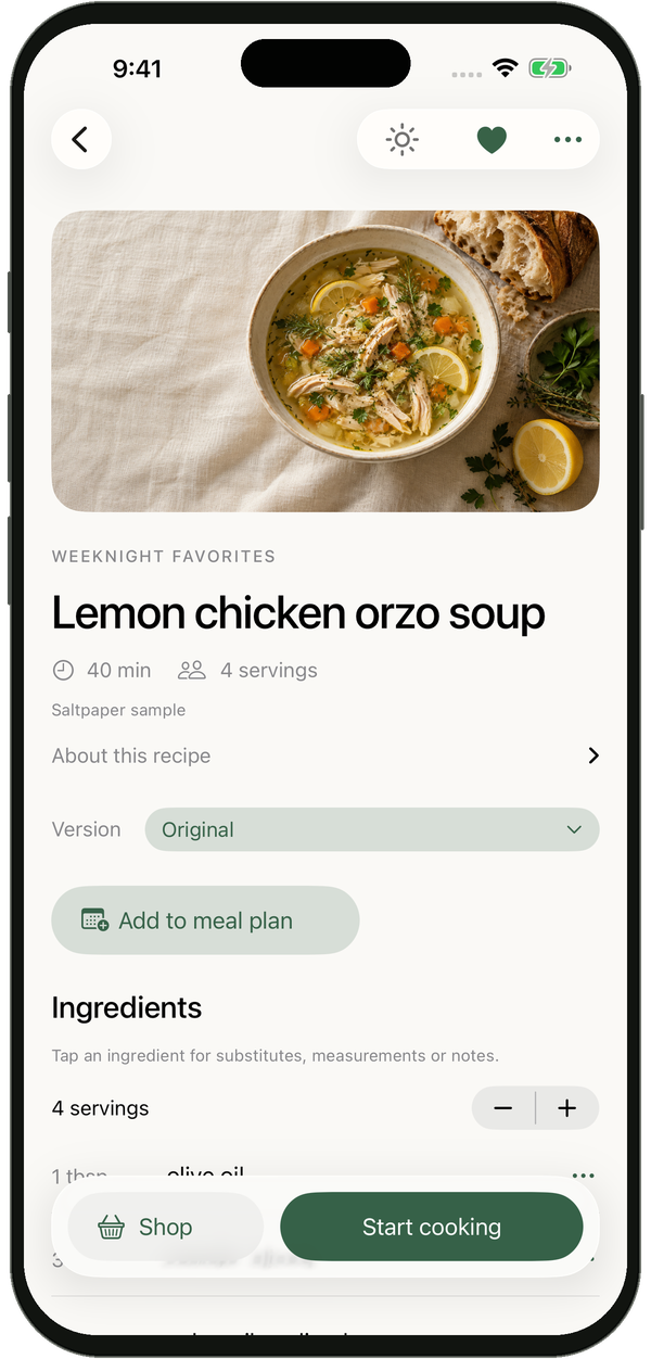 A real Saltpaper recipe, with ingredients and personal versions